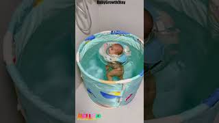 Tired of Bulky Baby Bathtubs The Baby Folding Bath Bucket Is What You NeedShorts [upl. by Eizus]