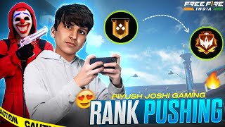 RANK PUSH TO GRANDMASTER🔥 VERY HARD😨I FREE FIRE🔥 [upl. by Ativahs]