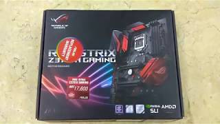 Z370 H STRIX ROG ASUS MOTHEBOARD UNBOXING  Tech Land [upl. by Hervey]