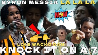 WOW BYRON MESSIA LA LA LA DISS PREZZI KNOCK IT ON A 7 BYRON MESSIA TRIBUTE TO WACKO DAN [upl. by Ynnol565]