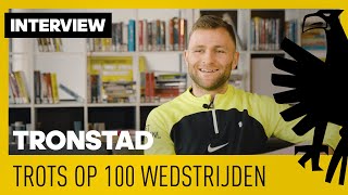 INTERVIEW  Honderd wedstrijden in geelzwart voor Sondre Tronstad 💛🖤 [upl. by Yntirb]