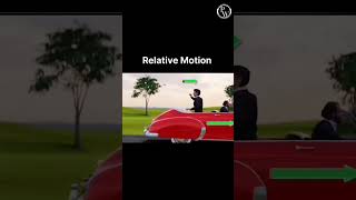 Relative Motion Practical Demonstration 🚗🚗 shorts physics pw [upl. by Orlena644]