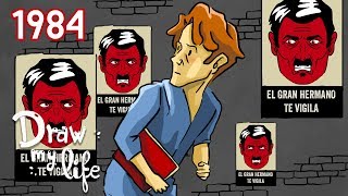 1984 de George ORWELL  Resumen en DIBUJOS  Draw My Life [upl. by Devlen331]