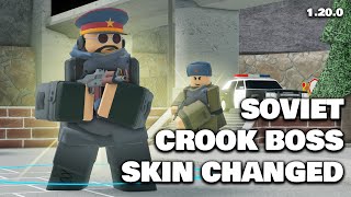 New Soviet Crook Boss Skin Gets Some Changes  TDS Update Roblox [upl. by Ennavoj731]