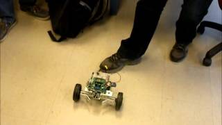 EENG 383 Spring 2015 Project  Wirelessly Controlled IdiotProof Robot [upl. by Anayrb]