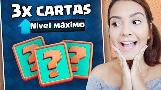 COLOQUEI 3 CARTAS NO NÍVEL MÁXIMO E GASTEI 350 MIL DE OURO  Clash Royale [upl. by Eillak]