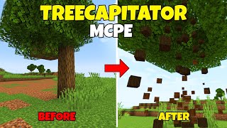 Download Treecapitator Addon For Minecraft Pe  Treecapitator Mod For 120 Minecraft Bedrock [upl. by Nwahsor78]