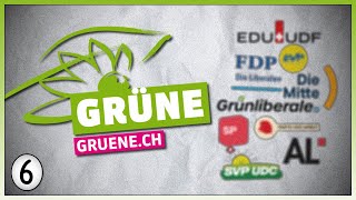 Die GRÜNEN 6  Schweizer Parteien Wahlen 22 Oktober 2023 [upl. by Llireva]