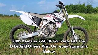 2009 Yamaha YZ450F 71118 Running [upl. by Maryl]