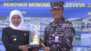 PENYERAHAN HASIL RENOVASI MONJAYA OLEH PEMPROV JATIM DI KRI BIMASUCI [upl. by Yerocal]