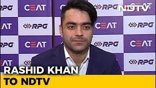 IPL 2018 My Followers Are Increasing Day By Day Says Rashid Khan [upl. by Einnod]