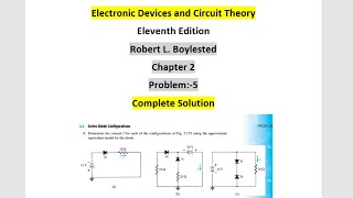 Electronic Devices and Circuit Theory11th Edition Robert BoylestadChapter2 problem 5 Solution [upl. by Airun]