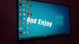 How to Connect Laptop to Sony Bravia TV with HDMI Cable  HDMI Laptop to HDMI TV Guide [upl. by Liz535]