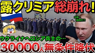 【ゆっくり解説】クリミア総崩れ！ロシア軍の兵士30000人がウクライナへ無条件降伏…さらに【ゆっくり軍事プレス】 [upl. by Telocin]