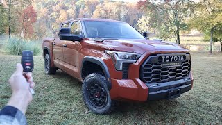 2024 Toyota Tundra TRD PRO Start Up Exhaust Offroad Walkaround and Review [upl. by Eahcim]