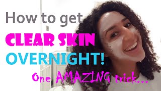 How to get clear skin overnight [upl. by Annahsal]