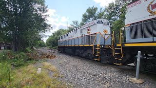 Delaware Lackawanna RR BR1 at Carbon Junction 26 July 2024 [upl. by Anizor669]