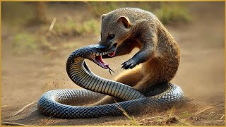 15 Most Exciting Moments of Mongoose vs Black Mamba and King Cobra Fights  Animal Fight [upl. by Franky]