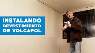 ¿Cómo instalar revestimiento de Volcapol [upl. by Lewan]