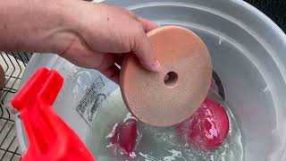 How I to Clean Polishing Pads [upl. by Rodrick]