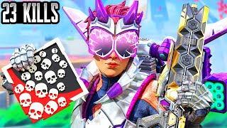 INSANE VALKYRIE 23 KILLS IN AMAZING GAME Apex Legends Gameplay [upl. by Oilegor]