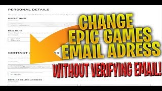 How to change Epic Mail without verifying EMAIL WORKING [upl. by Redd]