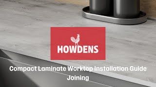 Howdens Compact Laminate Worktop Installation Guide  Joining [upl. by Ehcar]