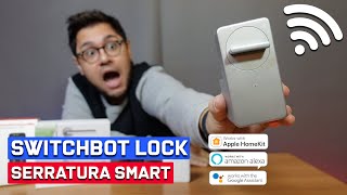 Serratura SMART su PORTA BLINDATA  SwitchBot Lock [upl. by Bunch]