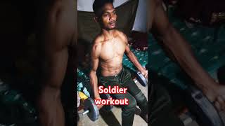 Soldier workout gym workout attitude [upl. by Svirad]