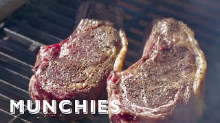 The Secret To Grilling a RibEye Steak Over an Open Fire  How To [upl. by Meta]