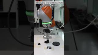 Robot learning how to grab with artificial vision shorts kuka robot [upl. by Annol]