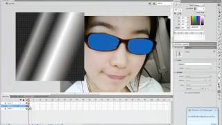 การทำ mask ใน Flash 8  CS3 และ CS4 CS5 CS6 ดูได้ คล้ายๆกัน [upl. by Elleinaj]