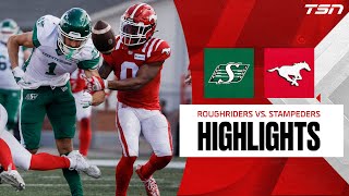 CFL Week Three Highlights Saskatchewan Roughriders vs Calgary Stampeders [upl. by Darn207]