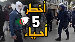 أكبر 5 أحياء موجودة في الجزائر  ربي يستر منهم [upl. by Eneirda353]