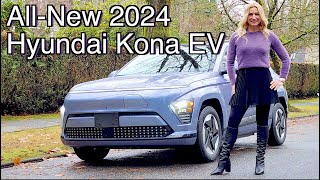 AllNew 2024 Hyundai Kona EV Review  Do you like the design [upl. by Akital]