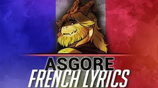 ASGORE  FRENCH LYRICS  UNDERTALE  AKAI [upl. by Vedis]