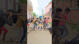 Train Se Bachne ka trika 😂 shorts tiktokvideo funnyshorts comedy trainvideo [upl. by Nemraciram]