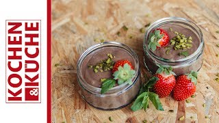 Avocado Schoko Pudding selber machen  Kochen und Küche [upl. by Fiertz]