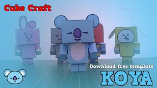 Koya BT21 Cube Craft [upl. by Ecyal576]