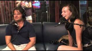 Milla Jovovich and Steve Zahn Meet Andrew Dice Clay on Opie and Anthony [upl. by Meggie]