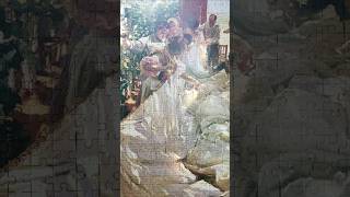 Joaquin Sorolla《Sewing the Sail》1000piecesjigsawpuzzlepuzzlemaniaJoaquinSorolla [upl. by Ynnaj]