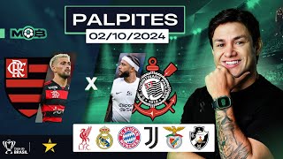 PALPITES DE FUTEBOL PARA O DIA 02 10 2024  BILHETE PRONTO QUARTOU NO MUNDO BET [upl. by Rudin322]