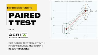 Paired t test analysis Agri Analyze [upl. by Dermot]