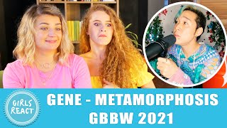 Girls React Gene  Metamorphosis  Grand Beatbox Battle Wildcard 2021 React to beatbox [upl. by Nraa183]