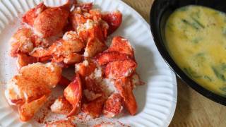 Lobster Scrambled Eggs Recipe  Leftover Lobster Recipe [upl. by Pubilis]