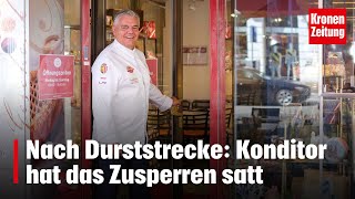 Nach Durststrecke Konditor hat das Zusperren satt  kronetv NEWS [upl. by Manville343]