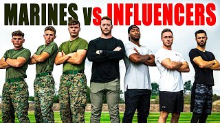 Whos Fitter US Marines or Fitness Influencers [upl. by Jacquetta]