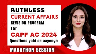 Capf AC 2024 Current Affairs Revision Program Session 07  April 2024 Current Affairs  Defence CA [upl. by Anez]