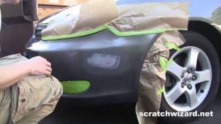 Repair Automotive Paint Scratches With Spray Paint [upl. by Nylanaj125]