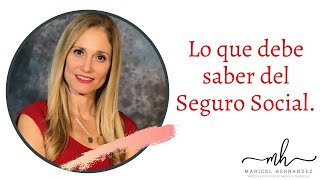 LO QUE DEBE SABER DEL SEGURO SOCIAL [upl. by Morvin]